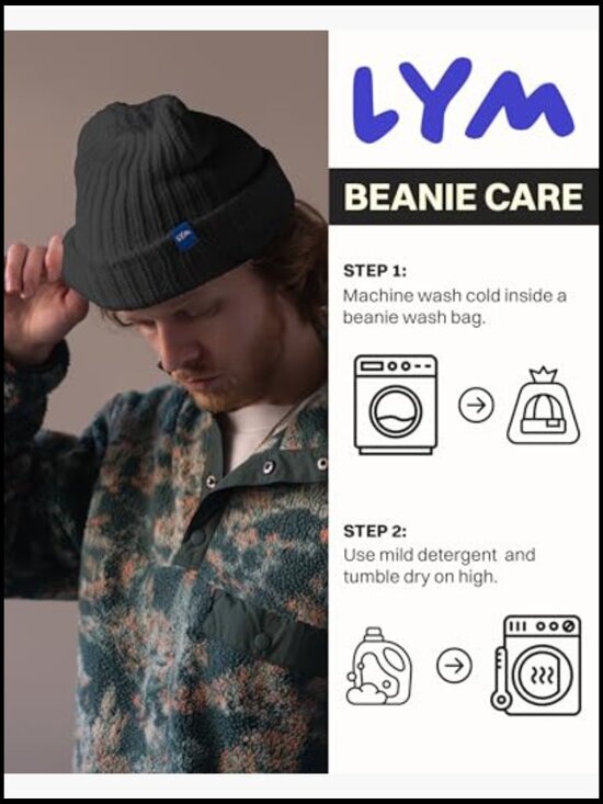 Soft Cotton Knit Beanie - Lightweight Breathable Unisex Hat main image 6